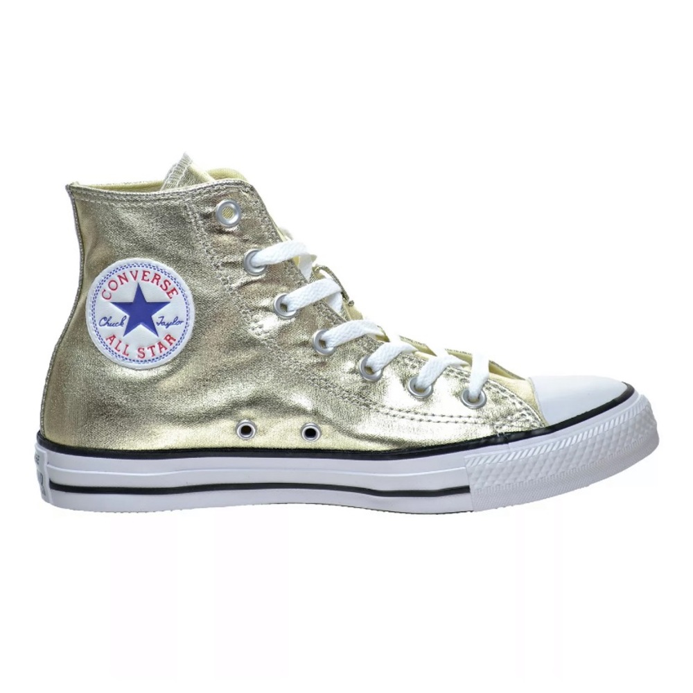 Converse All-Star Gold Metallic Sneakers